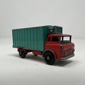 Vintage Matchbox Lesney Red & Green Diecast REFRIGERATOR TRUCK # 44‎